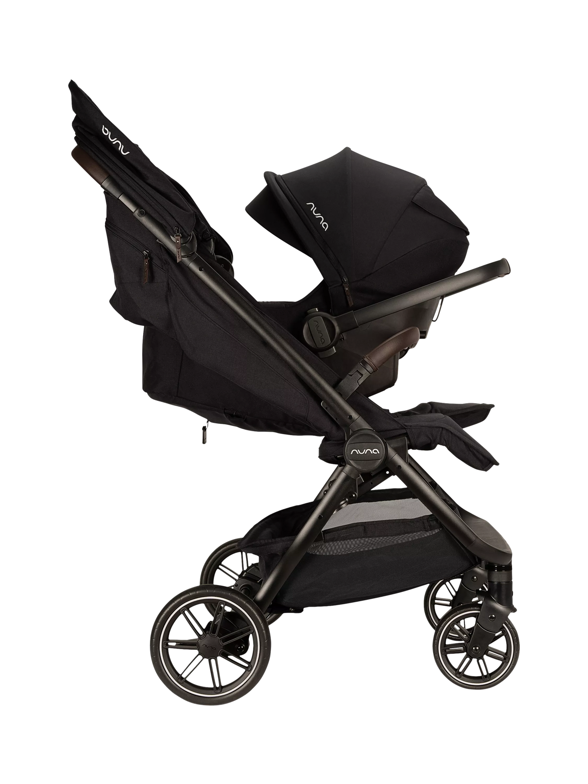 Nuna TRVL Double Pushchair Caviar